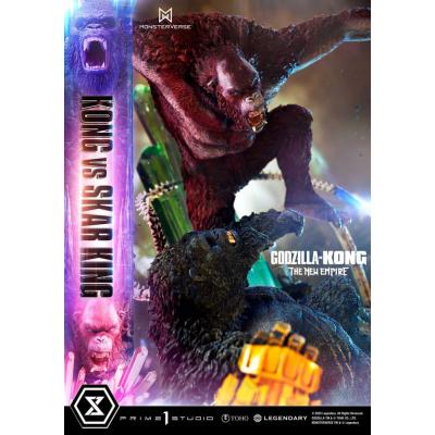 Godzilla x Kong: The New Empire Estatua Ultimate Diorama Masterline Series Kong vs Skar King 104 cm