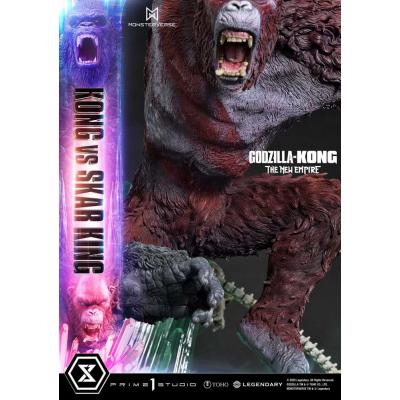 Godzilla x Kong: The New Empire Estatua Ultimate Diorama Masterline Series Kong vs Skar King 104 cm