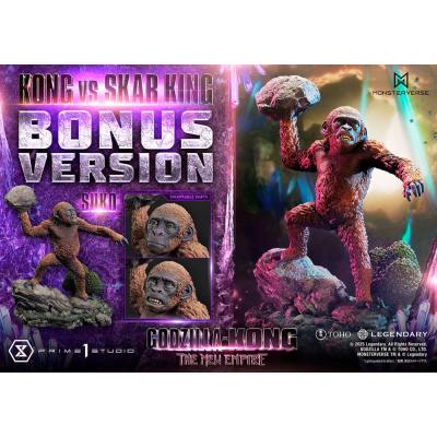 Godzilla x Kong: The New Empire Estatua Ultimate Diorama Masterline Series Kong vs Skar King Bonus Version 104 cm