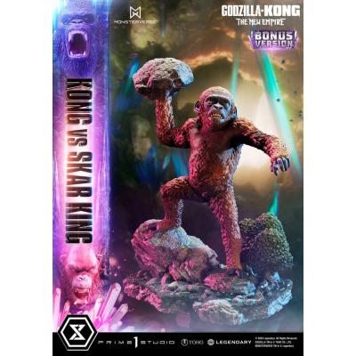 Godzilla x Kong: The New Empire Estatua Ultimate Diorama Masterline Series Kong vs Skar King Bonus Version 104 cm