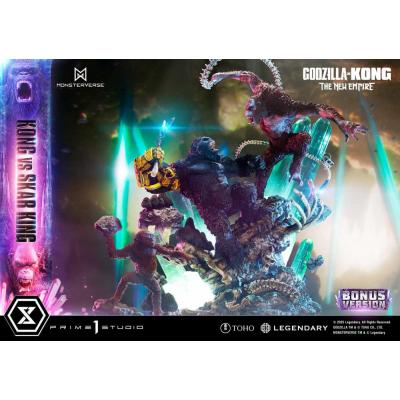 Godzilla x Kong: The New Empire Estatua Ultimate Diorama Masterline Series Kong vs Skar King Bonus Version 104 cm