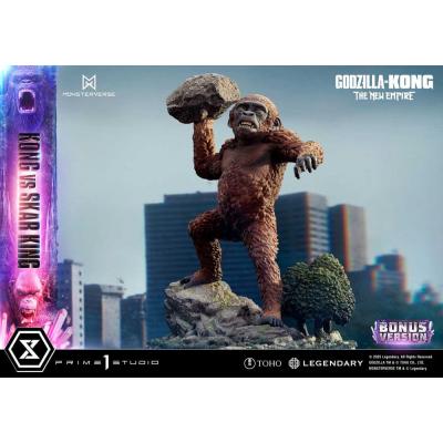 Godzilla x Kong: The New Empire Estatua Ultimate Diorama Masterline Series Kong vs Skar King Bonus Version 104 cm