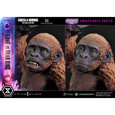 Godzilla x Kong: The New Empire Estatua Ultimate Diorama Masterline Series Kong vs Skar King Bonus Version 104 cm