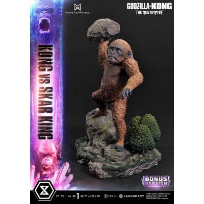 Godzilla x Kong: The New Empire Estatua Ultimate Diorama Masterline Series Kong vs Skar King Bonus Version 104 cm