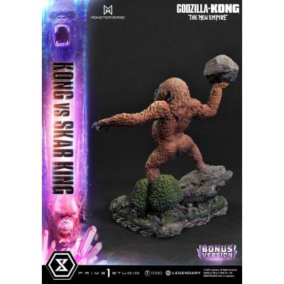 Godzilla x Kong: The New Empire Estatua Ultimate Diorama Masterline Series Kong vs Skar King Bonus Version 104 cm
