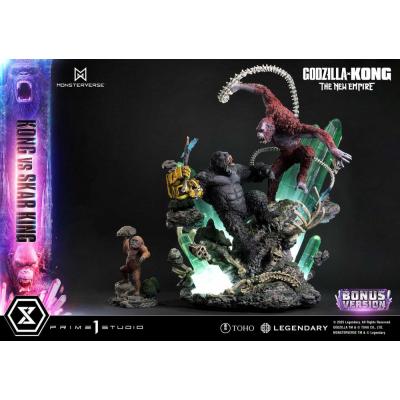 Godzilla x Kong: The New Empire Estatua Ultimate Diorama Masterline Series Kong vs Skar King Bonus Version 104 cm