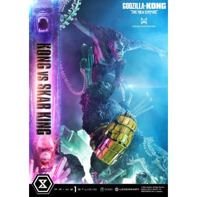 Godzilla x Kong: The New Empire Estatua Ultimate Diorama Masterline Series Kong vs Skar King Bonus Version 104 cm