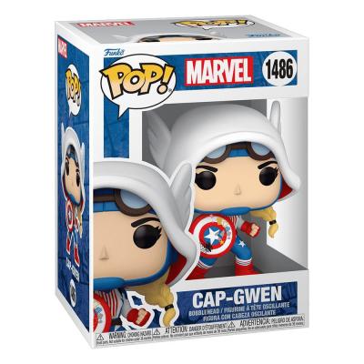 Marvel POP! Vinyl Figura Cap-Gwen 9 cm