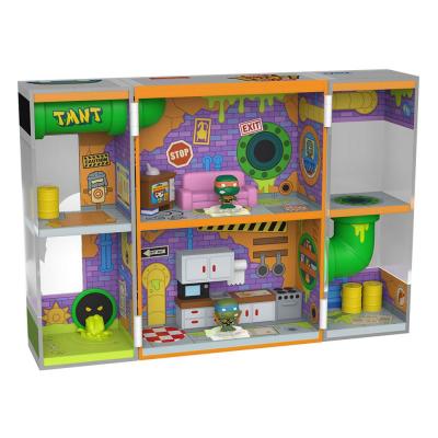 Tortugas Ninja Bitty POP! Bitty Box Expositor con 2 Figuras de vinilo Sewer Lair