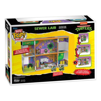 Tortugas Ninja Bitty POP! Bitty Box Expositor con 2 Figuras de vinilo Sewer Lair