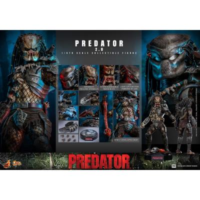 Depredador Figura Movie Masterpiece 1/6 Predator (2.0) 34 cm