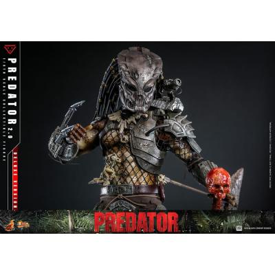 Depredador Figura Movie Masterpiece 1/6 Predator (2.0) Deluxe Version 34 cm