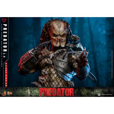 Depredador Figura Movie Masterpiece 1/6 Predator (2.0) Deluxe Version 34 cm