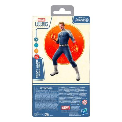 Los Cuatro Fantásticos: primeros pasos Marvel Legends Figura Johnny Storm 15 cm