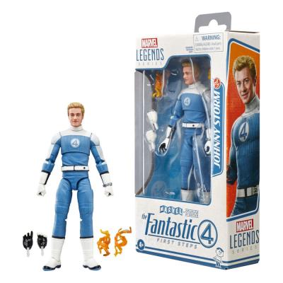 Los Cuatro Fantásticos: primeros pasos Marvel Legends Figura Johnny Storm 15 cm
