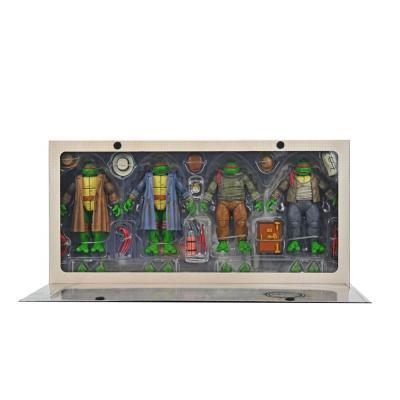 Las Tortugas Ninja Pack de 4 Figuras Gangster Turtles 18 cm