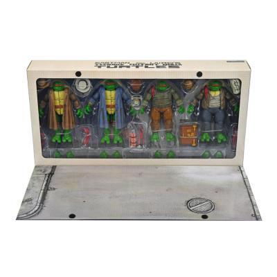 Las Tortugas Ninja Pack de 4 Figuras Gangster Turtles 18 cm