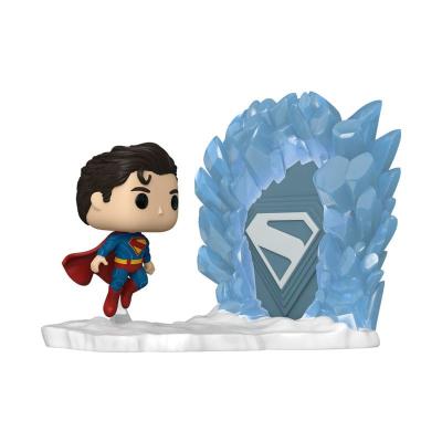 Superman (2025) POP Moments Vinyl Figuras Superman and Fortress of Solitude 9 cm