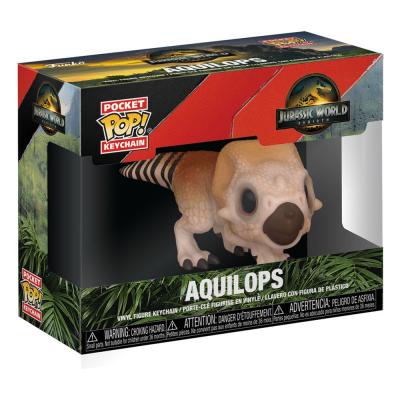 Jurassic World: El Renacer Llaveros Pocket POP! Vinyl Aquilops 4 cm Expositor (12)