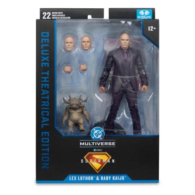 Superman (2025) DC Multiverse Figura Deluxe Lex Luthor with Baby Kaiju (Deluxe Theatrical Edition) 18 cm