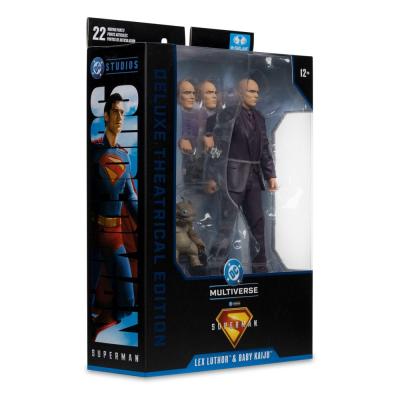 Superman (2025) DC Multiverse Figura Deluxe Lex Luthor with Baby Kaiju (Deluxe Theatrical Edition) 18 cm