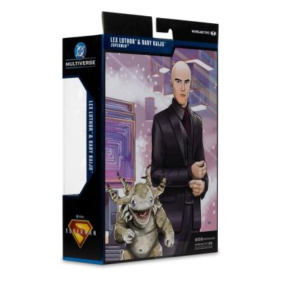 Superman (2025) DC Multiverse Figura Deluxe Lex Luthor with Baby Kaiju (Deluxe Theatrical Edition) 18 cm