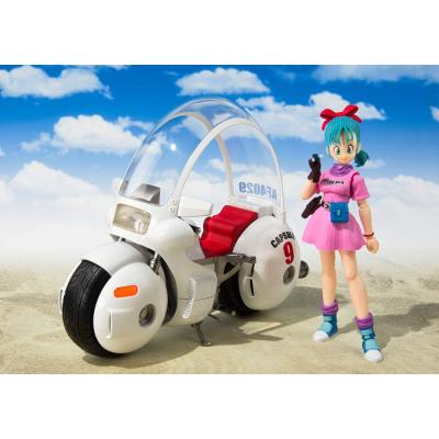 Dragon Ball Vehículo con Figura S.H. Figuarts Bulma's Motorcycle Hoipoi Capsule No. 9 17 cm