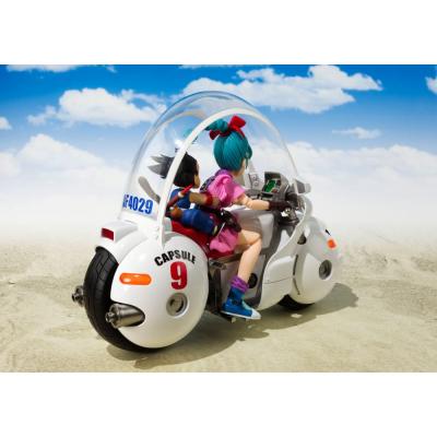 Dragon Ball Vehículo con Figura S.H. Figuarts Bulma's Motorcycle Hoipoi Capsule No. 9 17 cm