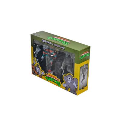 Teenage Mutant Ninja Turtles: Saturday Morning Adventures 2-Pack Figuras Creepy Eddie & Shibano-Sama 17 cm