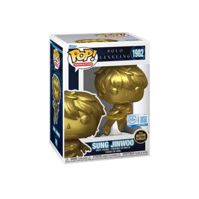 Solo Leveling Pop! Animation Vinyl Figura Sung Jinwoo (Gold) Exlcusive Edition 10 cm