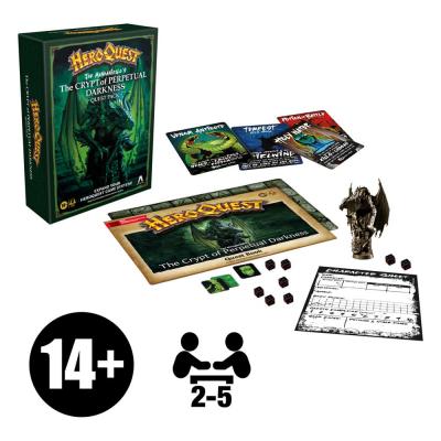 HeroQuest Expansión del Juego de Mesa The Crypt of Perpetual Darkness Pack de Misión *Edición Inglés*