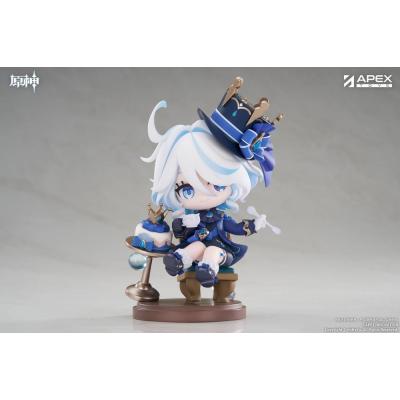 Genshin Impact Estatua PVC Furina Amai Gogo no Sanbika Chibi Chara Ver. 13 cm