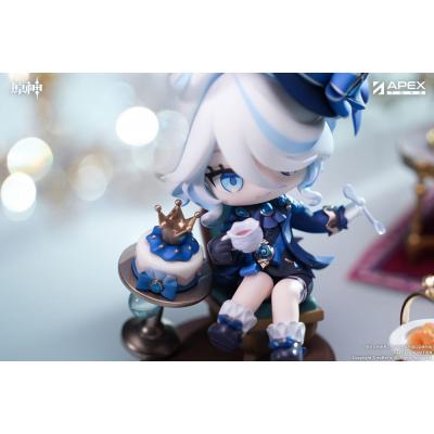 Genshin Impact Estatua PVC Furina Amai Gogo no Sanbika Chibi Chara Ver. 13 cm