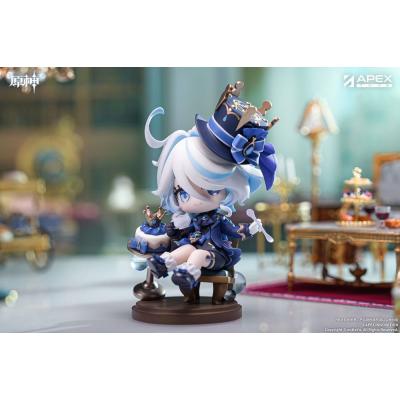 Genshin Impact Estatua PVC Furina Amai Gogo no Sanbika Chibi Chara Ver. 13 cm