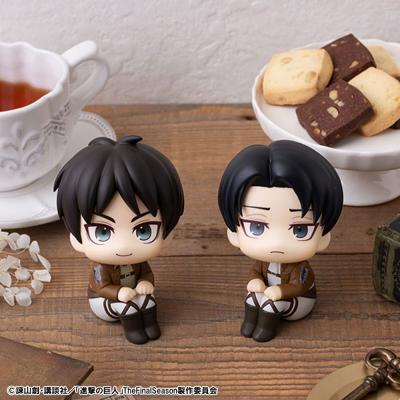 Attack on Titan Estatua PVC Look Up Eren Jaeger & Levi Set (with gift) 11 cm