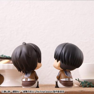 Attack on Titan Estatua PVC Look Up Eren Jaeger & Levi Set (with gift) 11 cm