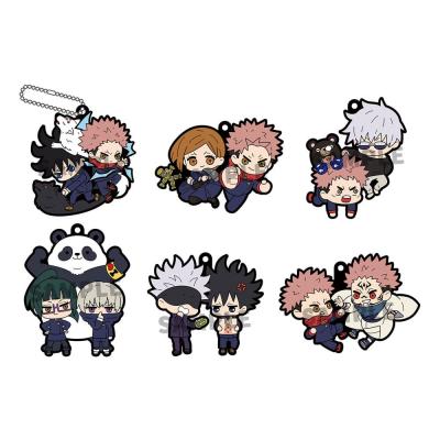 Jujutsu Kaisen Colgantes Caucho 6 cm Surtido Buddy Collection (6)