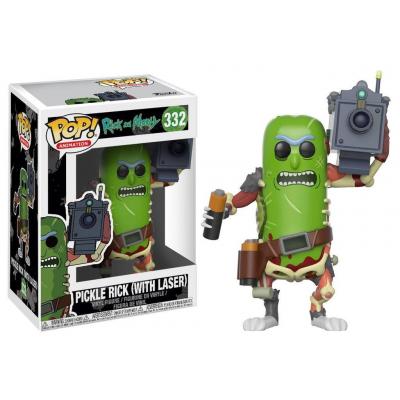 Rick y Morty POP! Animation Vinyl Figura Pickle Rick with Laser 9 cm