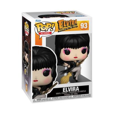 Elvira POP! Icons Vinyl Figura Elvira Broom 9 cm