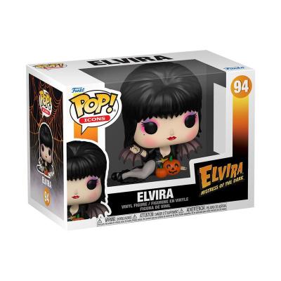 Elvira POP! Icons Vinyl Figura Elvira Pumpkins 9 cm