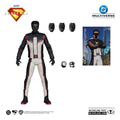 Superman (2025) DC Multiverse Figura Deluxe Theatrical Edition Mr. Terrific (Red Platinum Edition) 18 cm