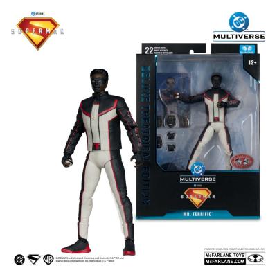 Superman (2025) DC Multiverse Figura Deluxe Theatrical Edition Mr. Terrific (Red Platinum Edition) 18 cm