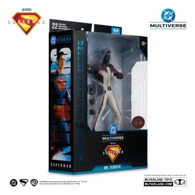 Superman (2025) DC Multiverse Figura Deluxe Theatrical Edition Mr. Terrific (Red Platinum Edition) 18 cm