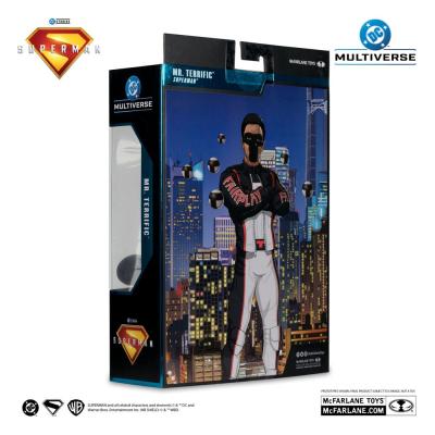 Superman (2025) DC Multiverse Figura Deluxe Theatrical Edition Mr. Terrific (Red Platinum Edition) 18 cm