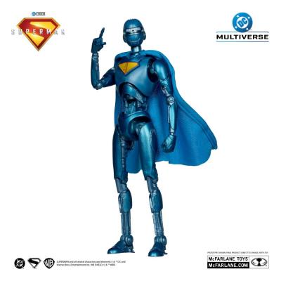 Superman (2025) DC Multiverse Figura Deluxe Superman Robot (Red Platinum Edition) 18 cm