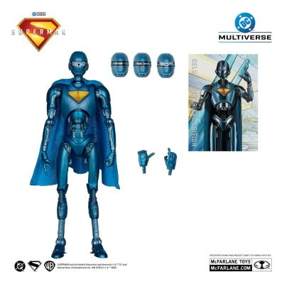 Superman (2025) DC Multiverse Figura Deluxe Superman Robot (Red Platinum Edition) 18 cm