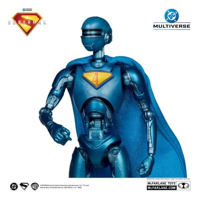 Superman (2025) DC Multiverse Figura Deluxe Superman Robot (Red Platinum Edition) 18 cm
