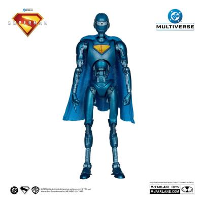 Superman (2025) DC Multiverse Figura Deluxe Superman Robot (Red Platinum Edition) 18 cm