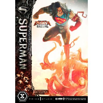Dark Nights: Death Metal Estatua 1/3 Death Metal Superman Deluxe Ver. 94 cm