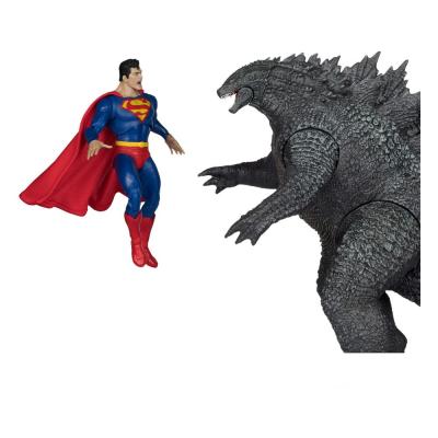 DC Justice League Monsterverse DC Multiverse Pack de 2 Figuras Superman Vs. Godzilla 30 cm